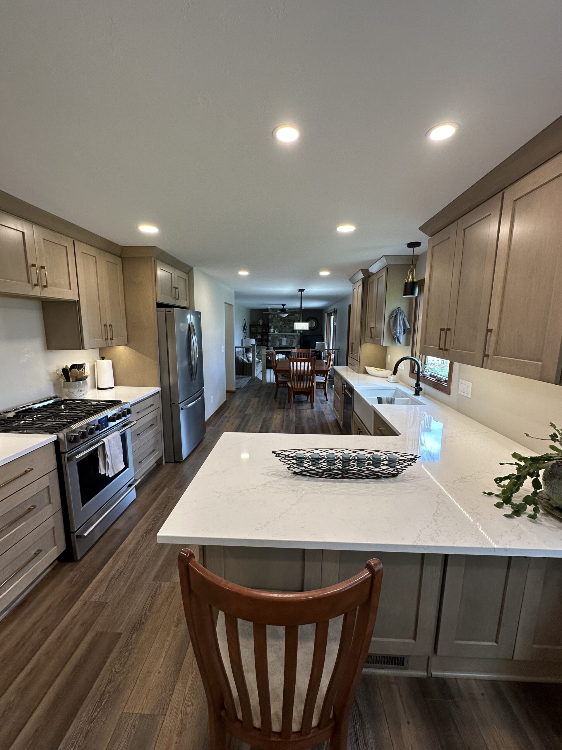 Modern Kitchen Remodel in Oshkosh, WI by Steve Wirtz Builders, Inc project photo 2
