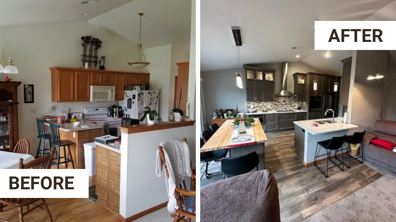 Dark Kitchen Remodel in Fond du Lac, WI by Steve Wirtz Builders, Inc project photo 3